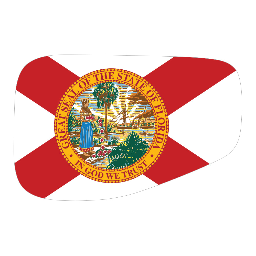 Florida State Flag Gas Cap Decal for JT or Gladiator