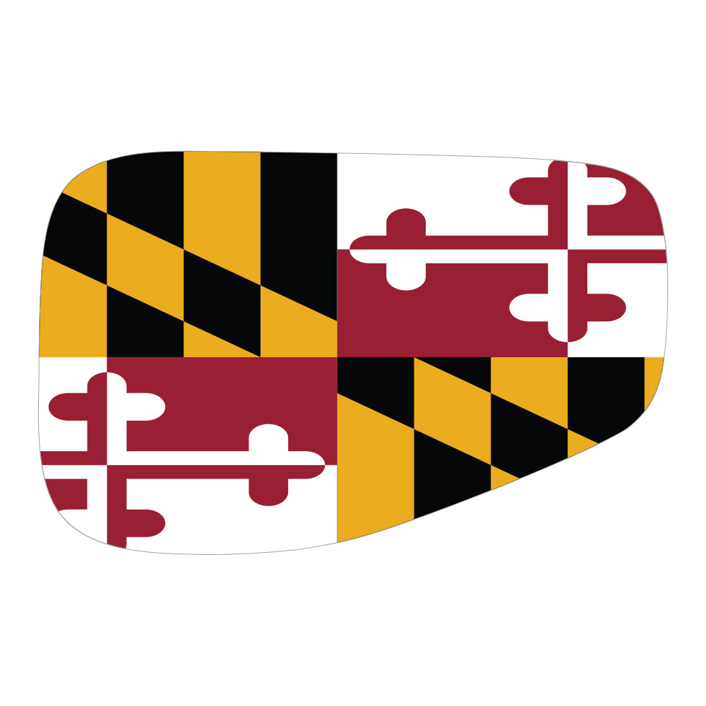 Maryland State Flag Gas Cap Decal for JT or Gladiator
