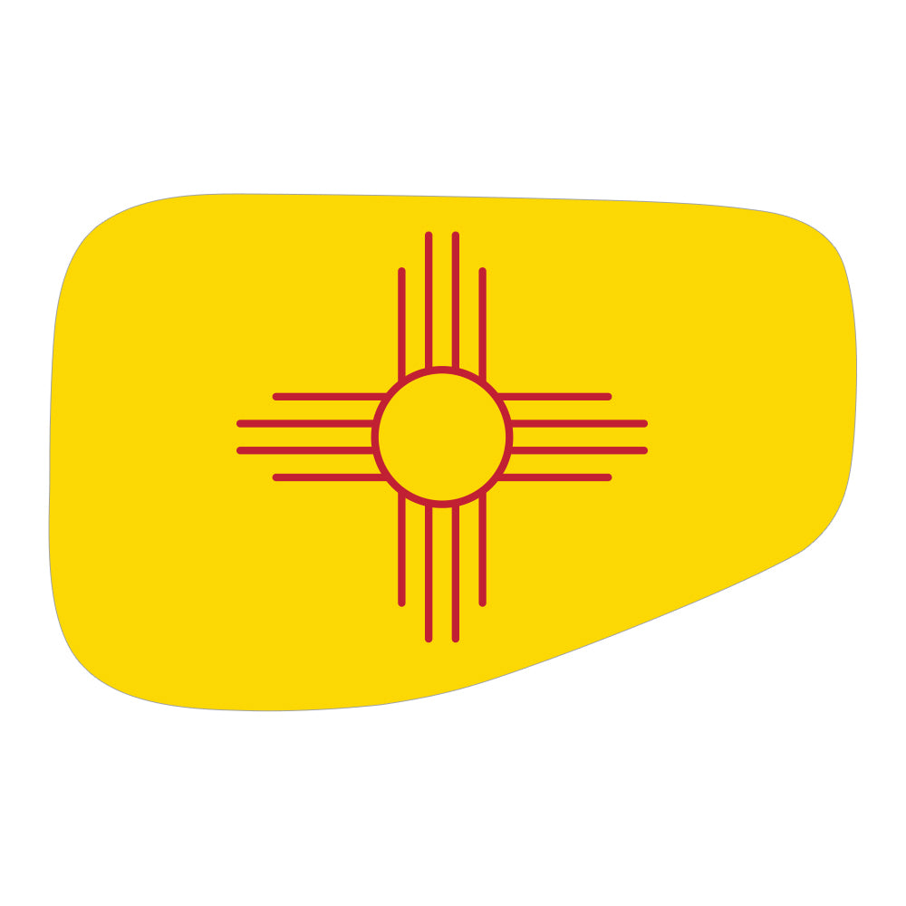 New Mexico State Flag Gas Cap Decal for JT or Gladiator