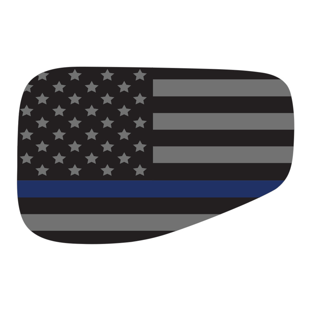 Blackout Thin Blue Line Gas Cap Decal for JT or Gladiator