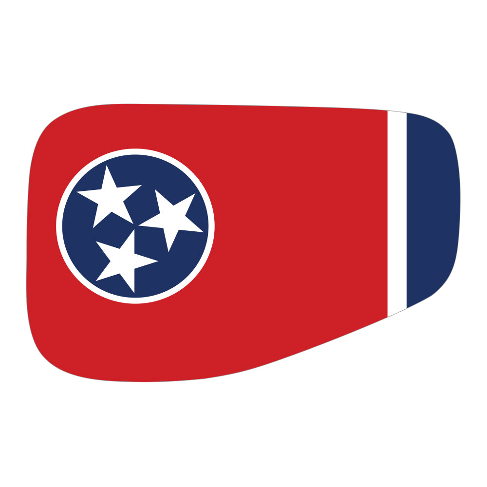Tennessee State Flag Gas Cap Decal for JT or Gladiator