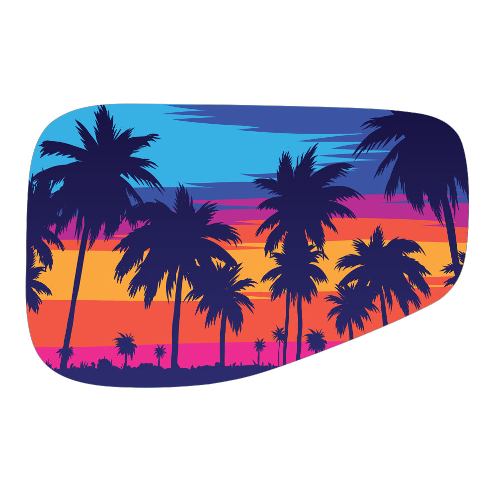 Miami Palm Trees Gas Cap Decal for JT or Gladiator