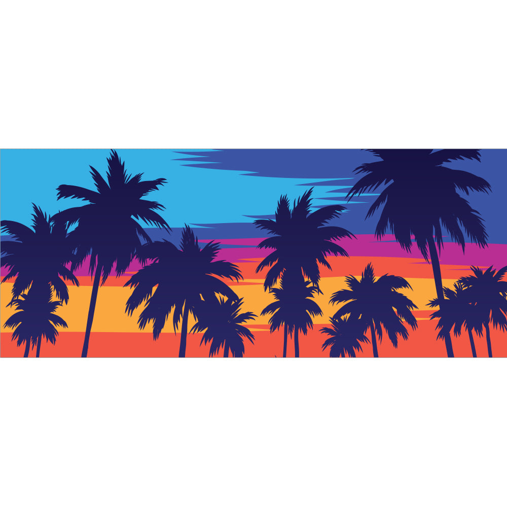 Miami Palm Trees Rear Window Decal