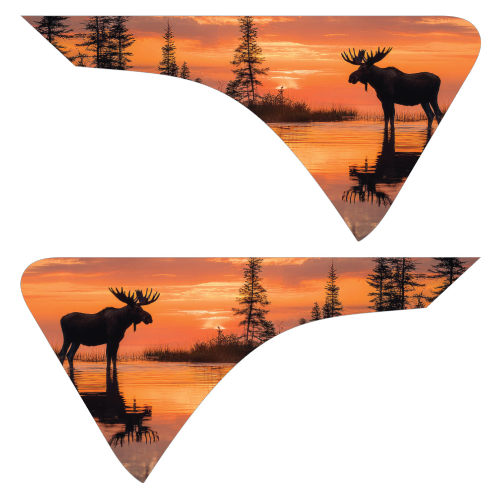 Moose Lake 2pc Vinyl Fender Decal