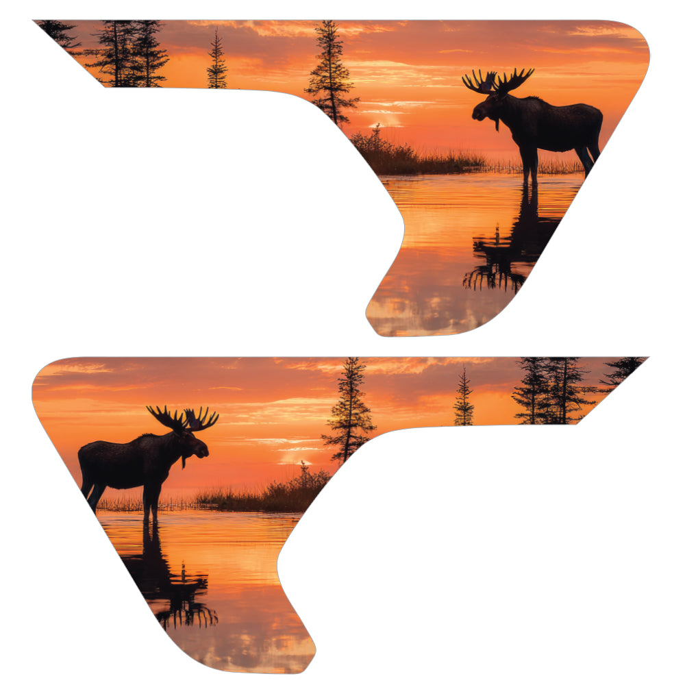 Moose Lake 2pc Vinyl Fender Decal