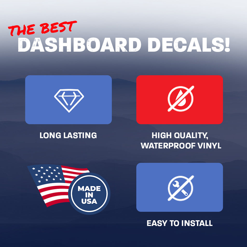 Hibiscus Dashboard Decal