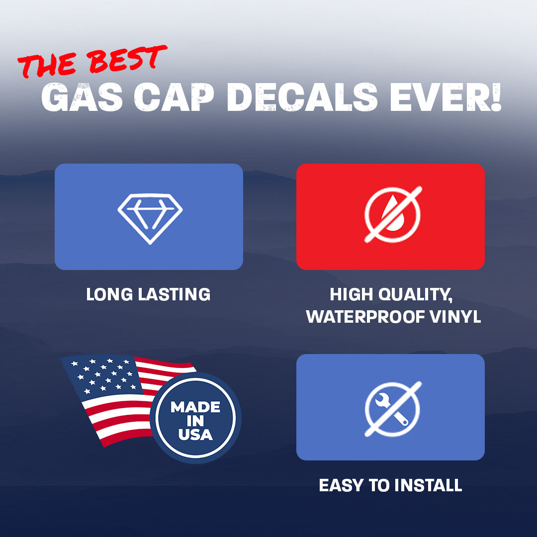 Night Trees Gas Cap Decal for JT or Gladiator