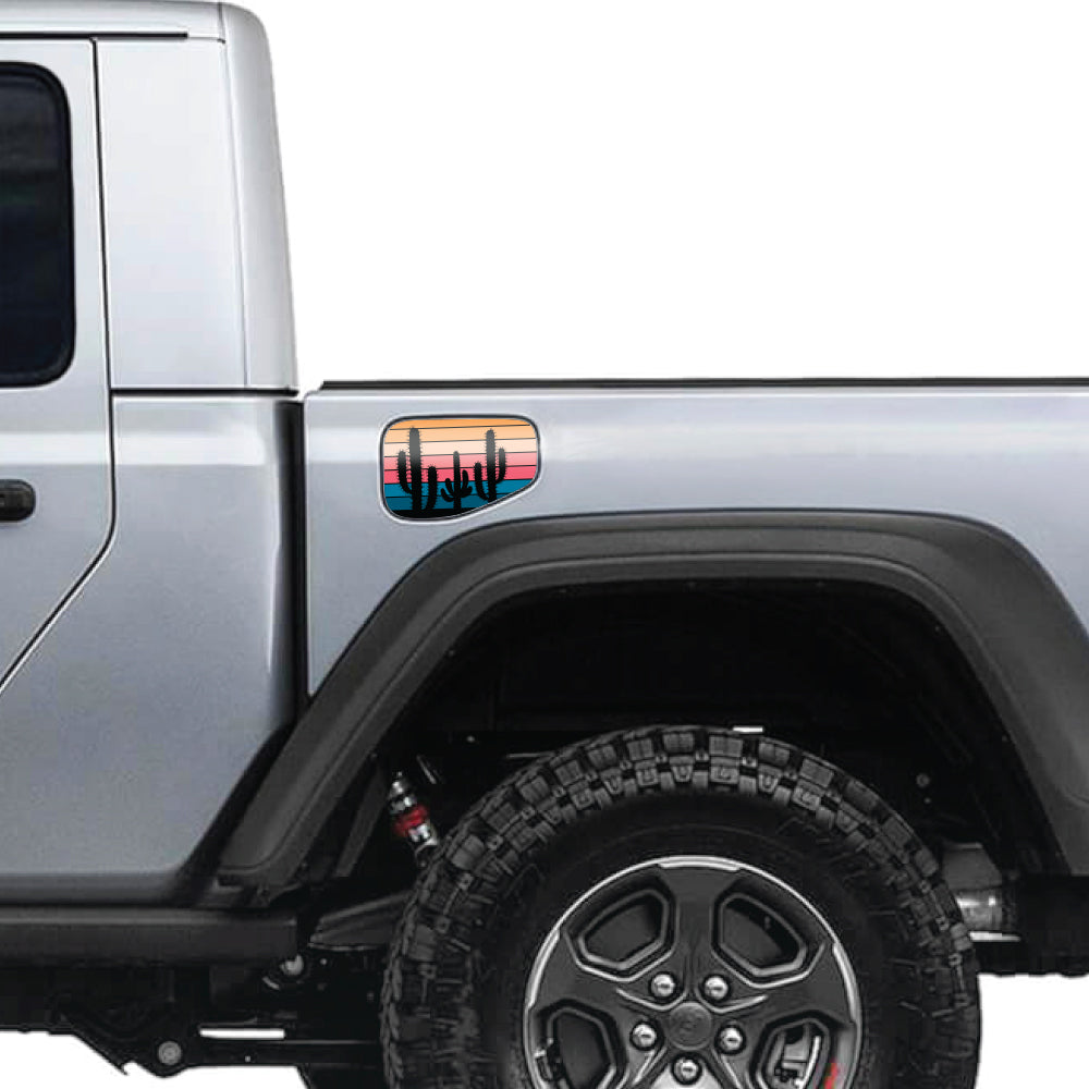 Cactus Trees Gas Cap Decal for JT or Gladiator
