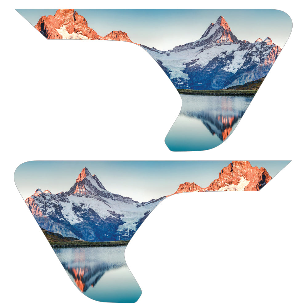 Snow Lake 2pc Vinyl Fender Decal