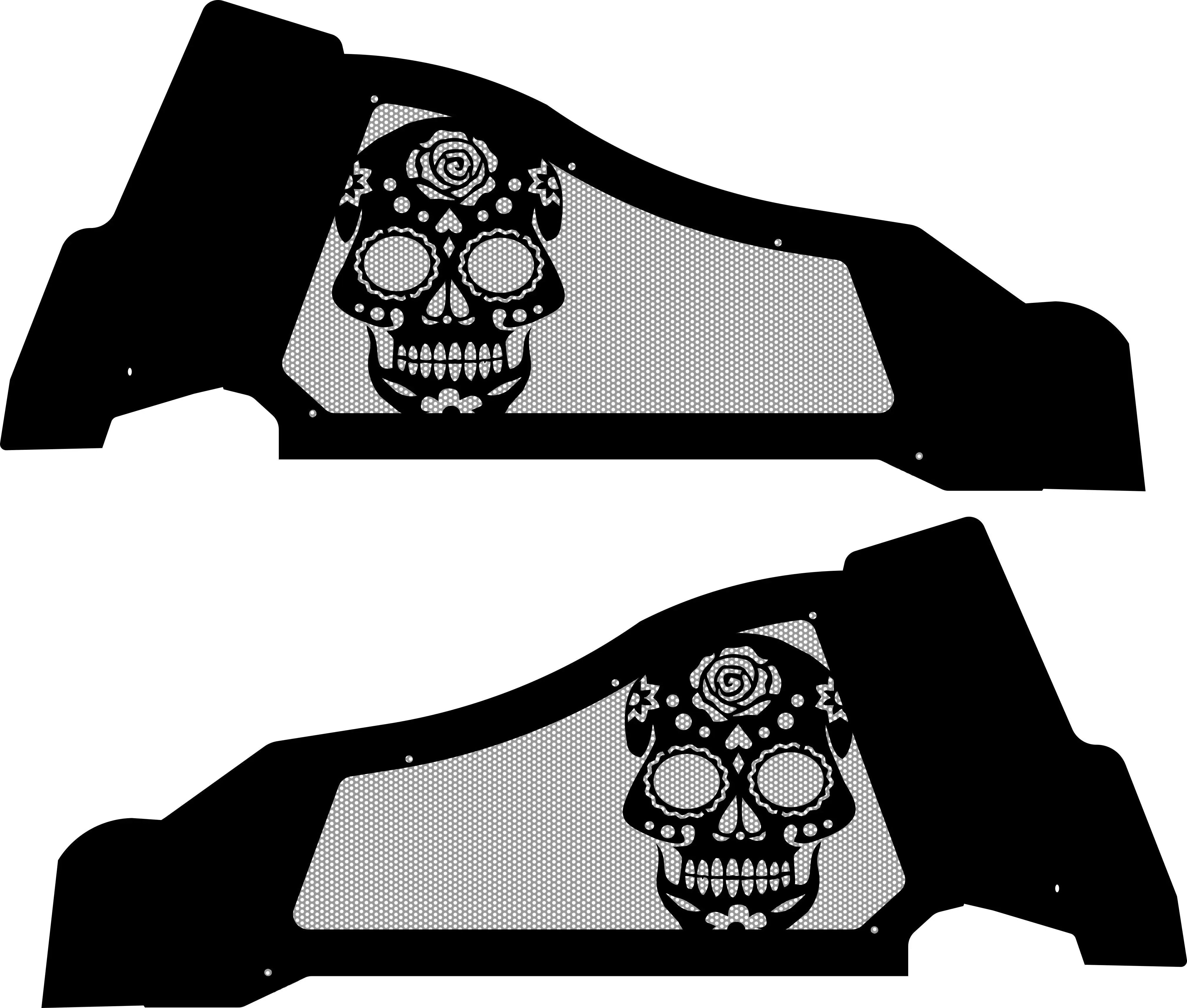 Sugar Skull Rear Inner Fenders