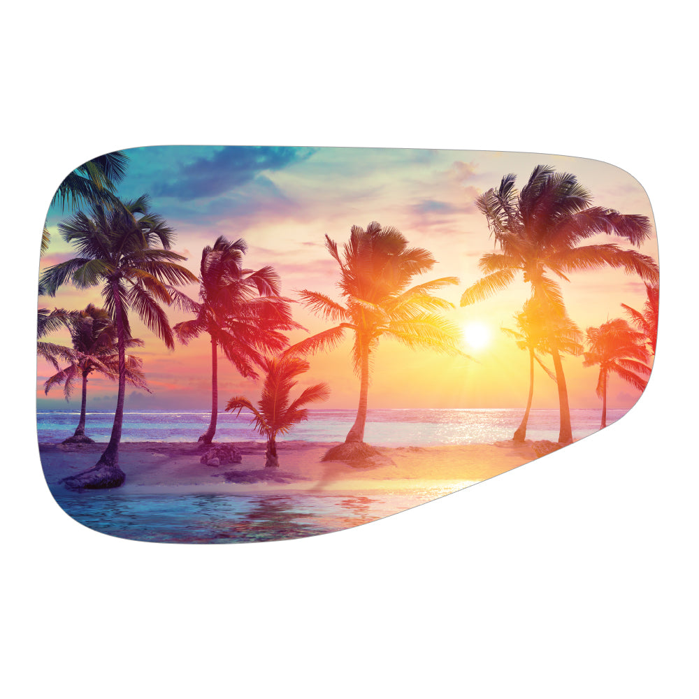 Sunset Palm Trees Gas Cap Decal for JT or Gladiator
