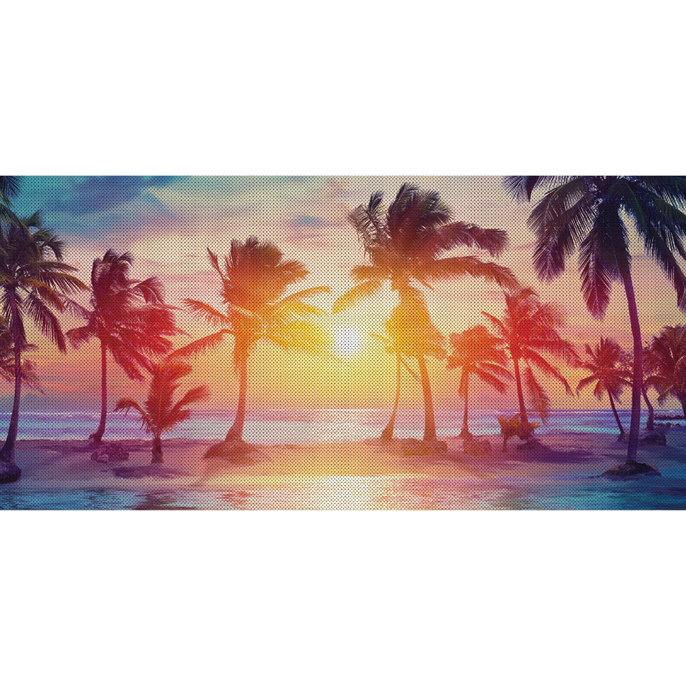 Sunset Palm Trees