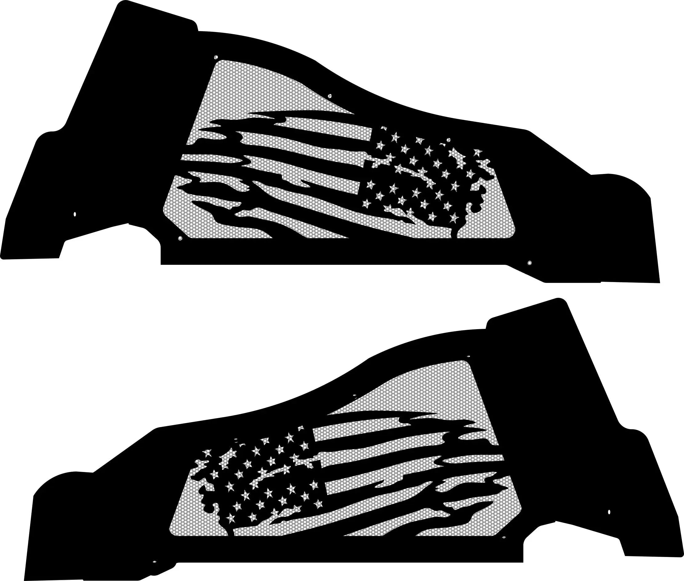 Solid Flag Front Inner Fenders