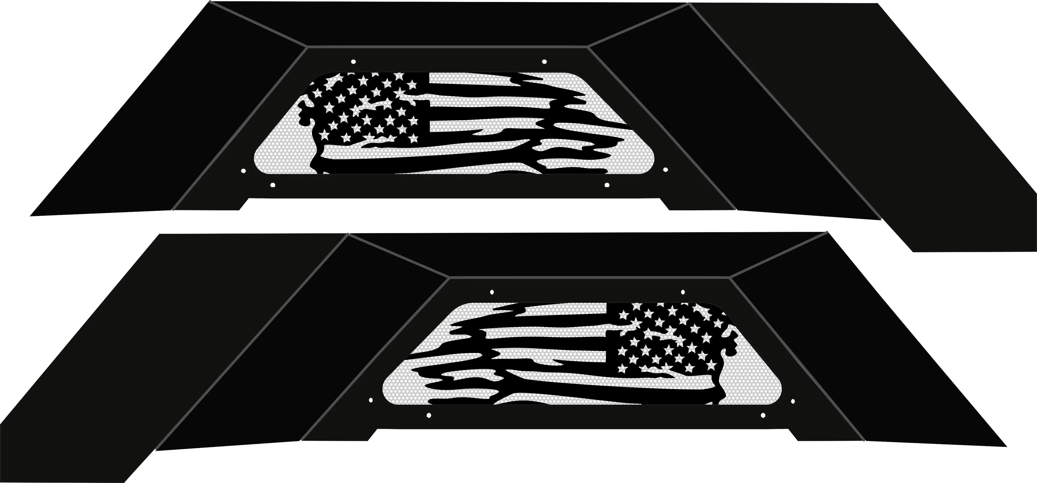 Tattered Flag Rear Inner Fenders