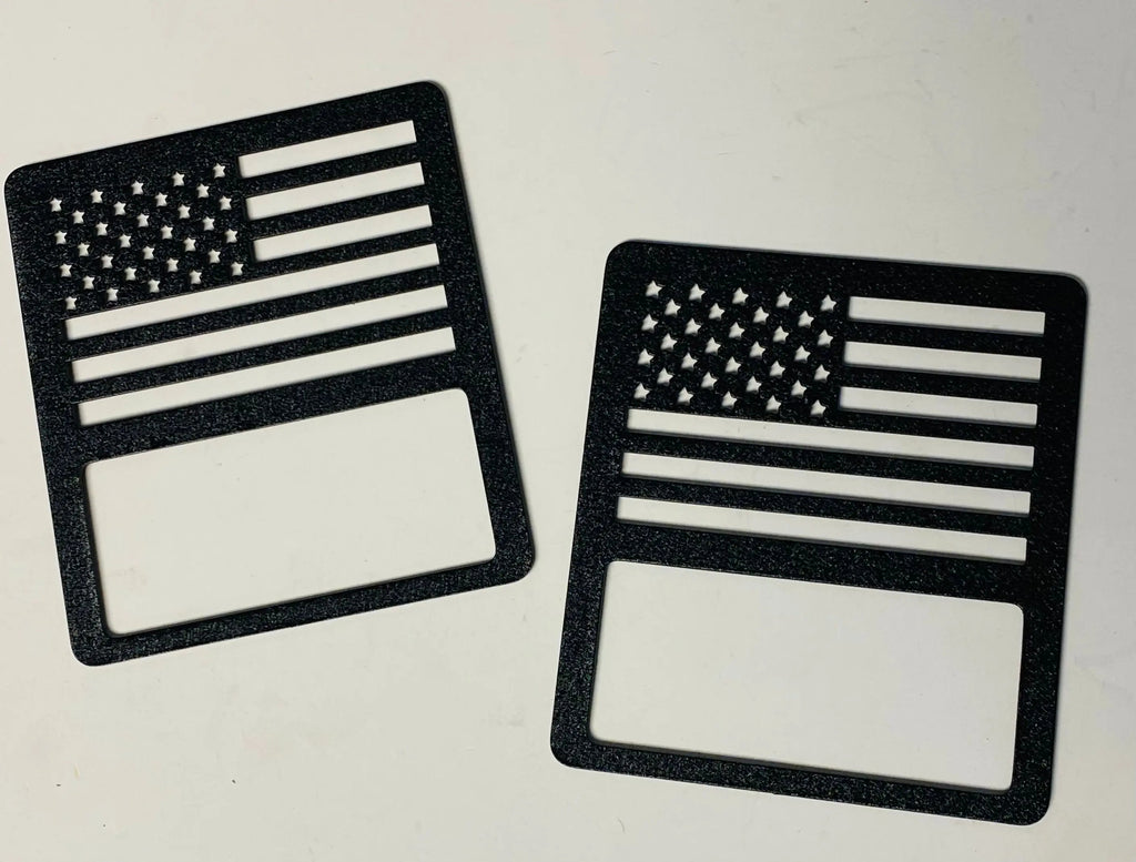 American Flags Tail Light Covers PPE Offroad