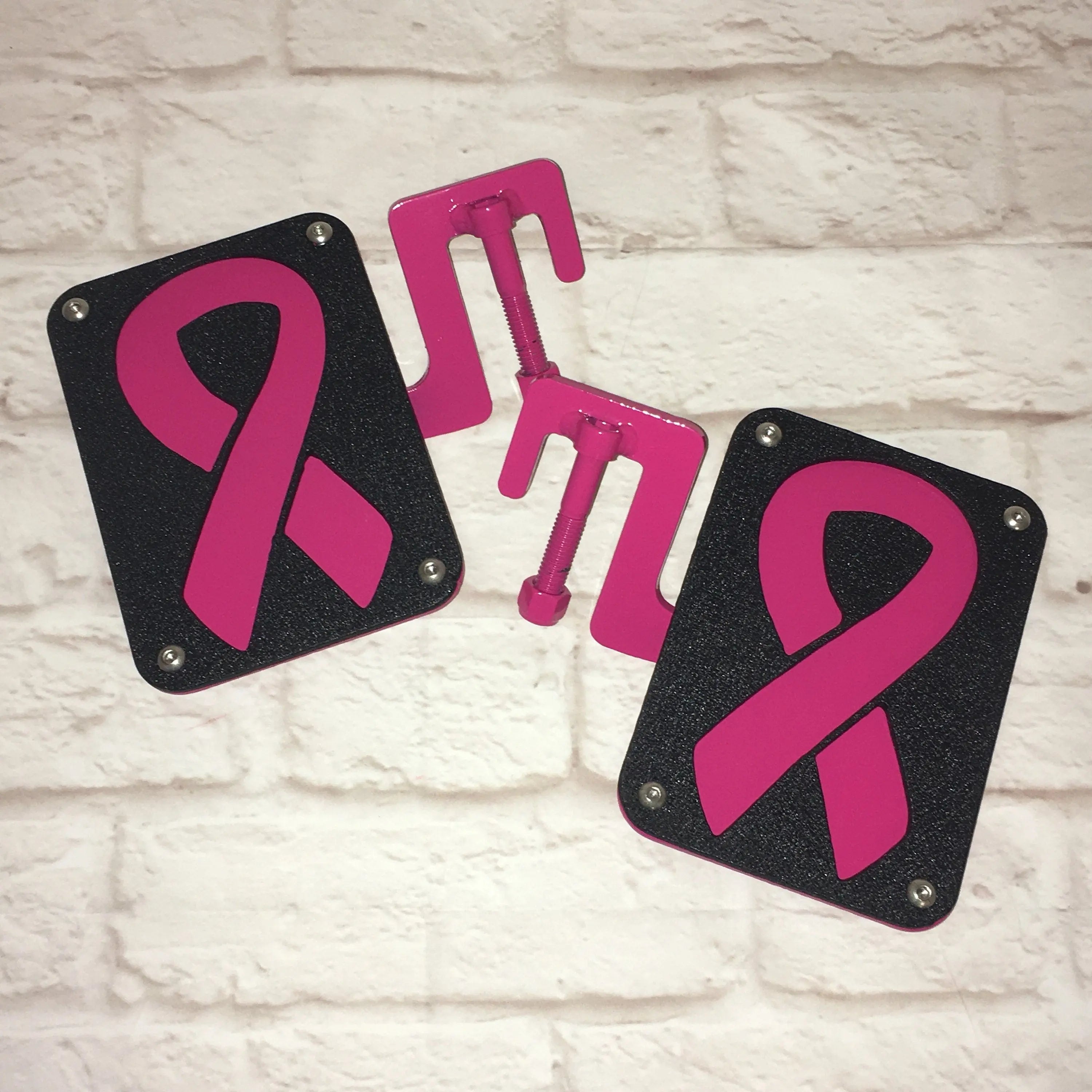 Awareness ribbon foot pegs for Wrangler/Gladiator PPE Offroad