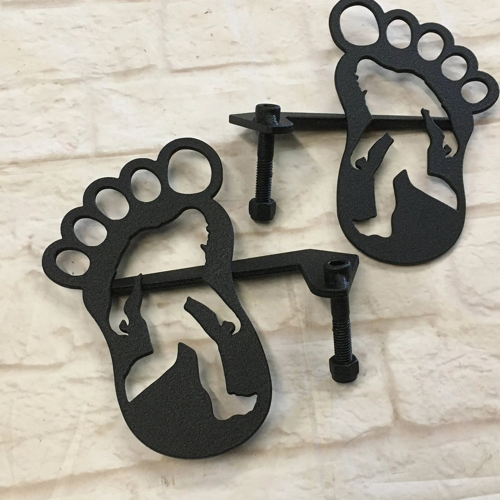 Big Foot Footprint foot pegs for Wrangler & Gladiator PPE Offroad