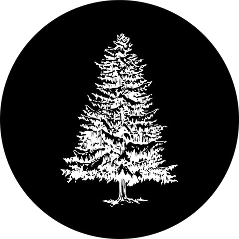 Simple Christmas Tree Holiday Spare Tire Cover - Jeep, Bronco, RV, Camper, Trailers, & More