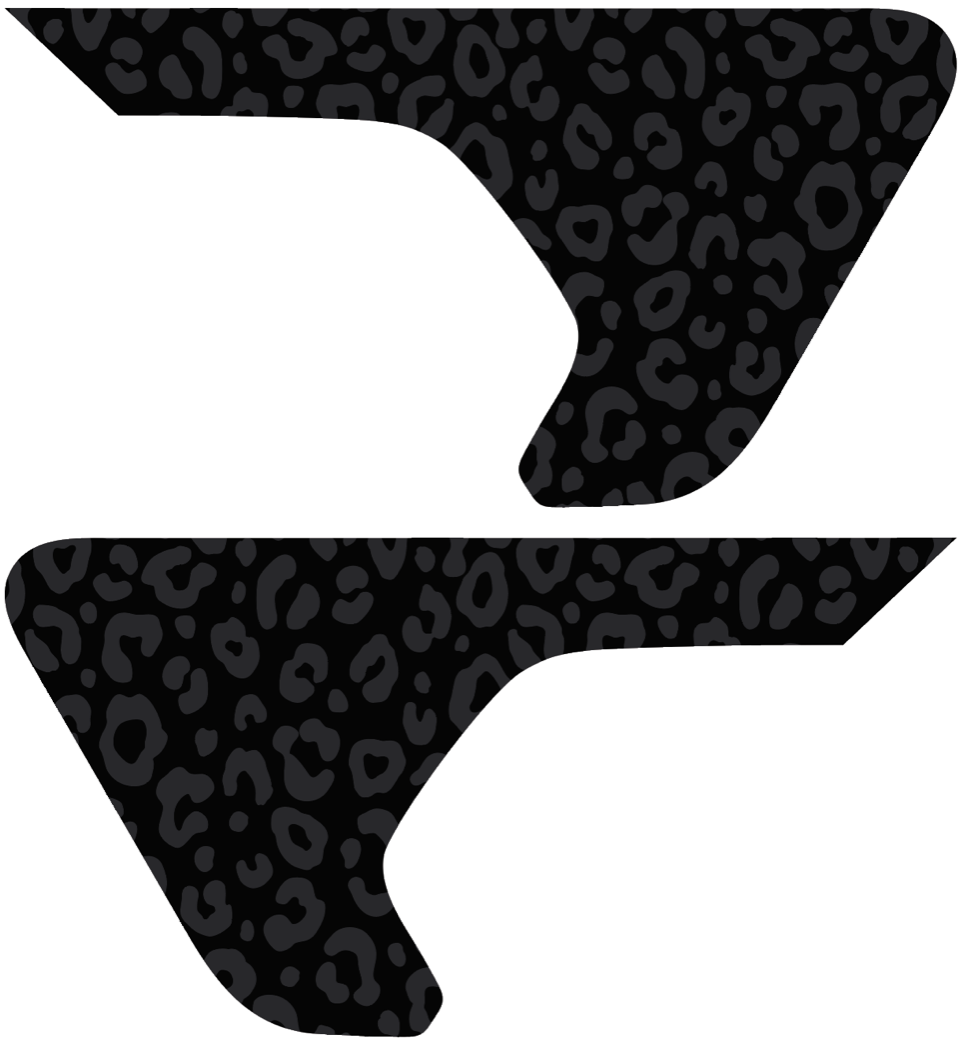 Custom Design 2pc Vinyl Fender Decal