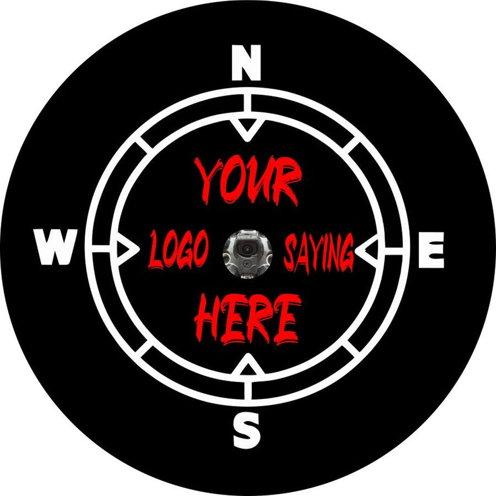 Compass With Your Custom Saying/Logo