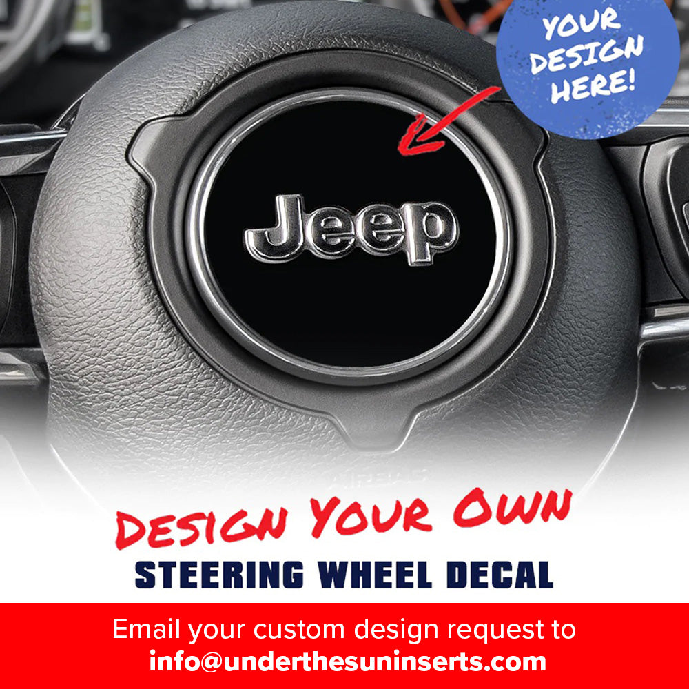 Custom Design Steering Wheel Decal