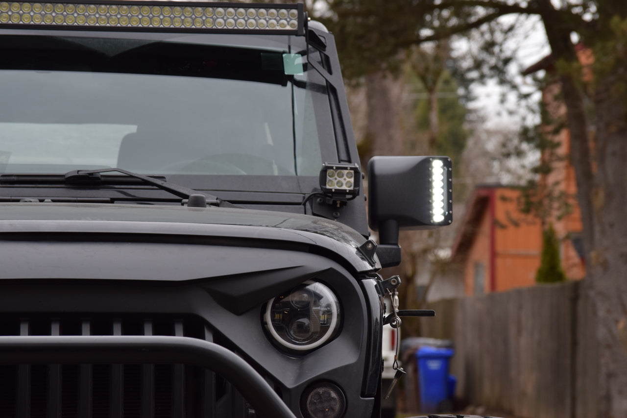 Side Mirrors with LEDS