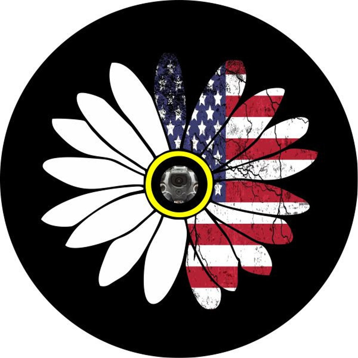Daisy - Current Half American Flag