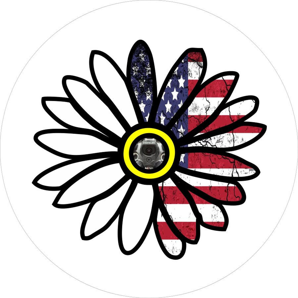 Daisy - Current Half American Flag
