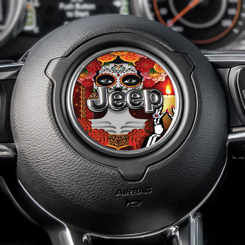 Day of the Dead Steering Wheel Decal
