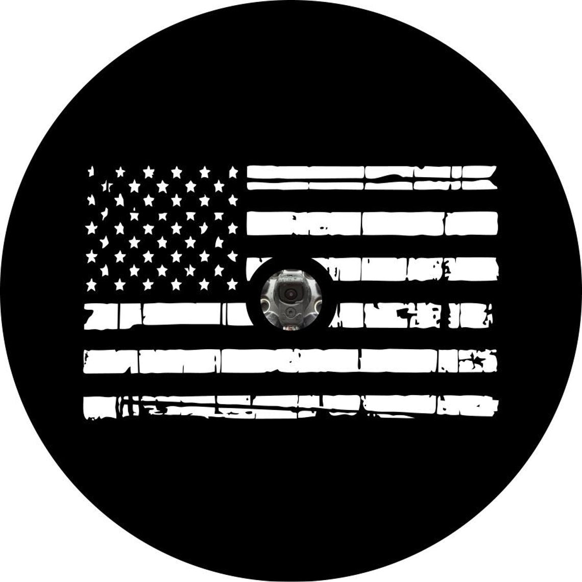 Distressed American Flag (ANY COLOR)