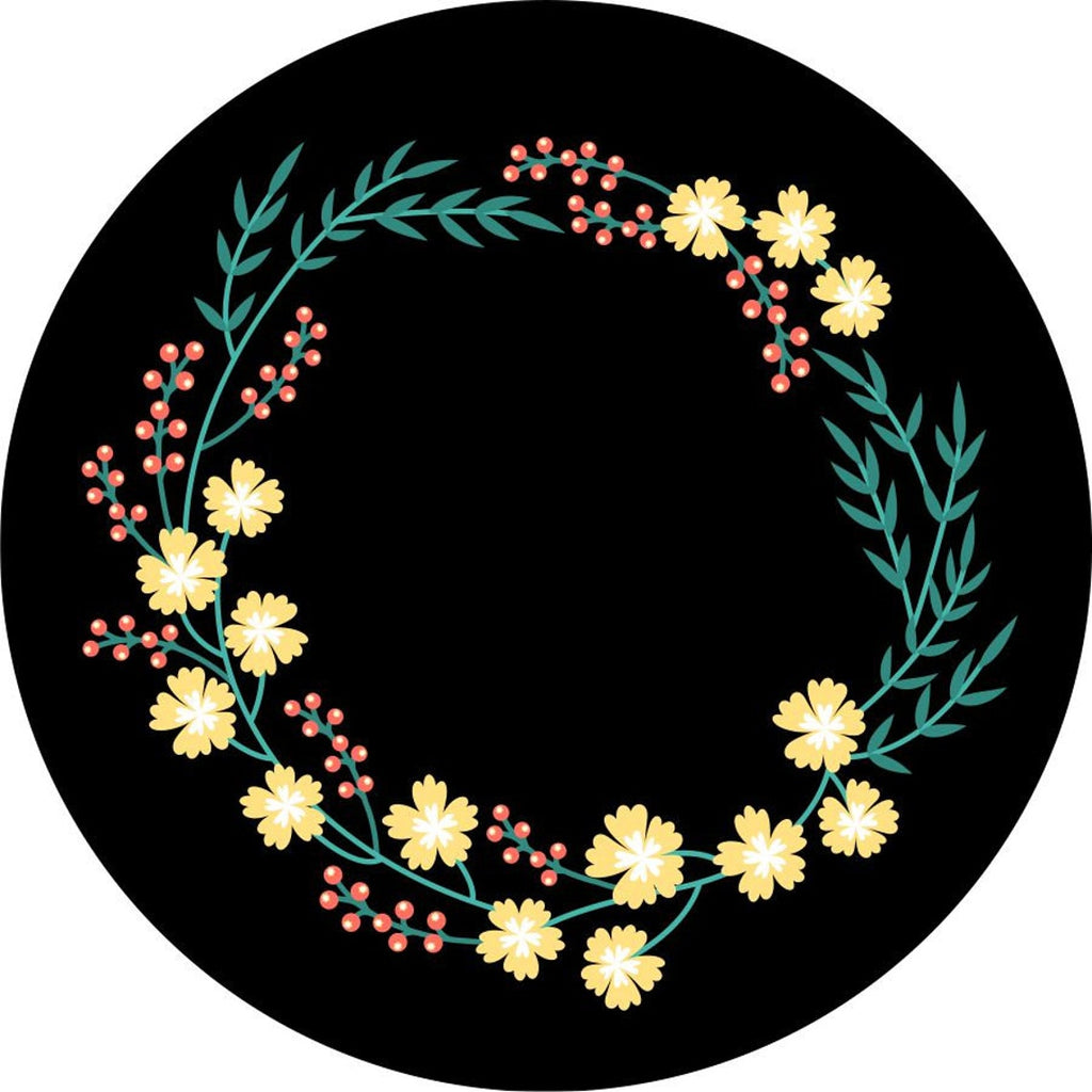 Floral Wreath Colored