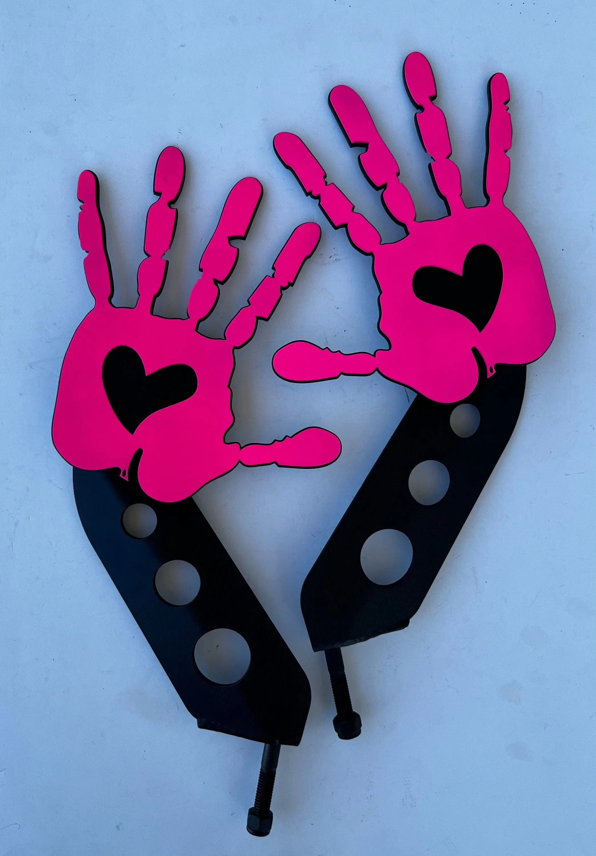 Heart wave mirrors PPE Offroad