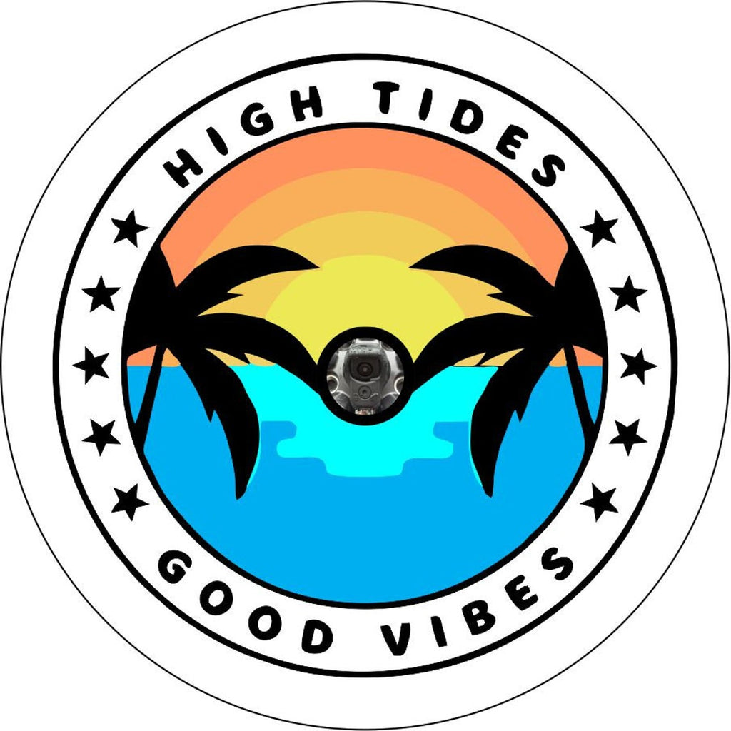 High Tides and Good Vibes Sunset Scene