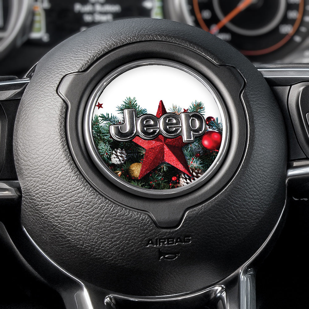 Holiday Star Steering Wheel Decal