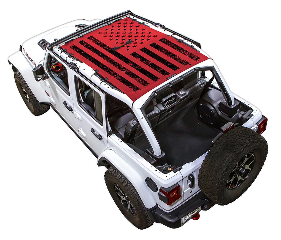 SPIDERWEB SHADE JL4D TACTICAL FLAG DISTRESSED