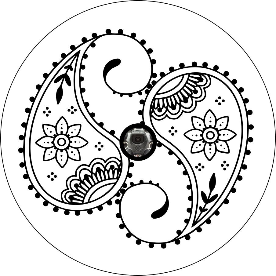 Large Paisley + Mandala Design