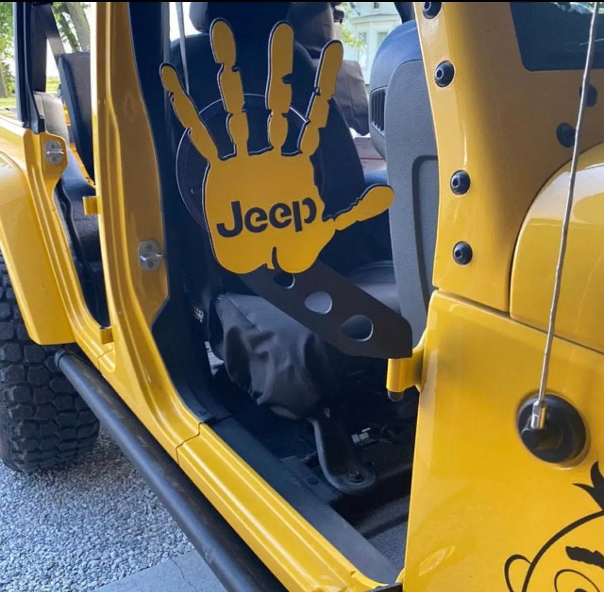 JP Wave Mirror Brackets for Wrangler & Gladiator PPE Offroad