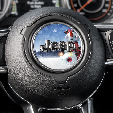 Jack Frost Steering Wheel Decal