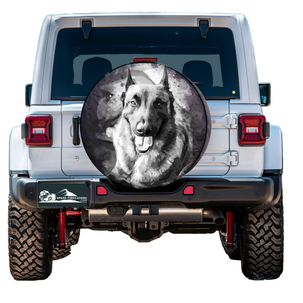 Home Is Where The Dog Is outlet Spare Tire Cover-Fits Jeep Wrangler, Ford Bronco, Rv, Camper, Trailer & Any Suv