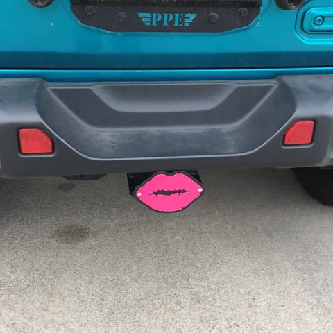 "Kiss This" Lips Hitch Cover