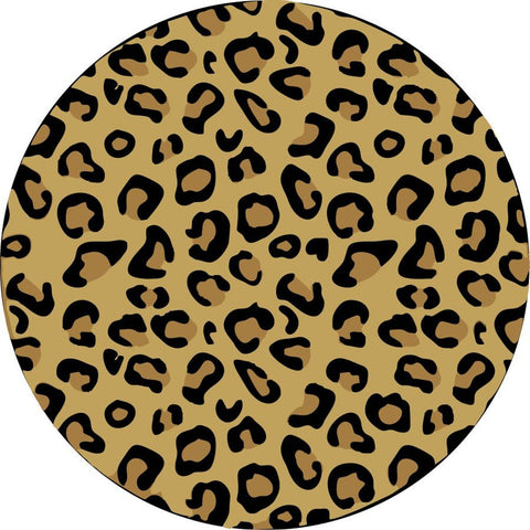 Traditional Colored Leopard Animal Print