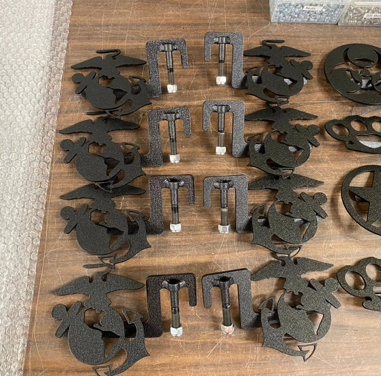 Marine Eagle, Globe, Anchor Jeep foot pegs for Wrangler & Gladiator PPE Offroad