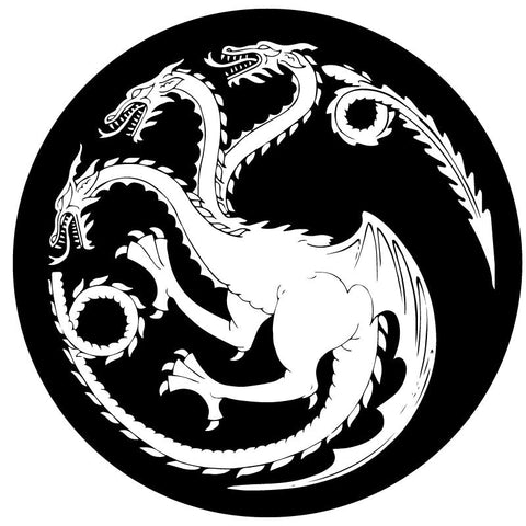 Game of Thrones - House Targaryen Sigil Spare Tire Cover