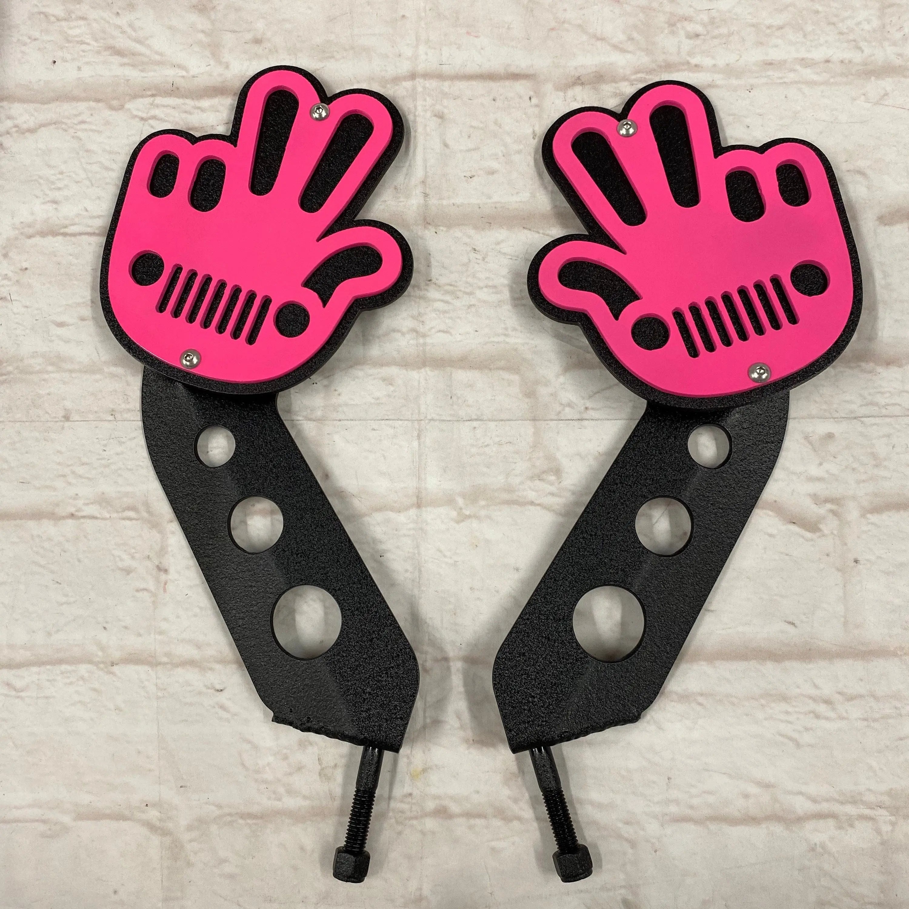 Peace Wave Mirror Brackets for Wrangler & Gladiator PPE Offroad