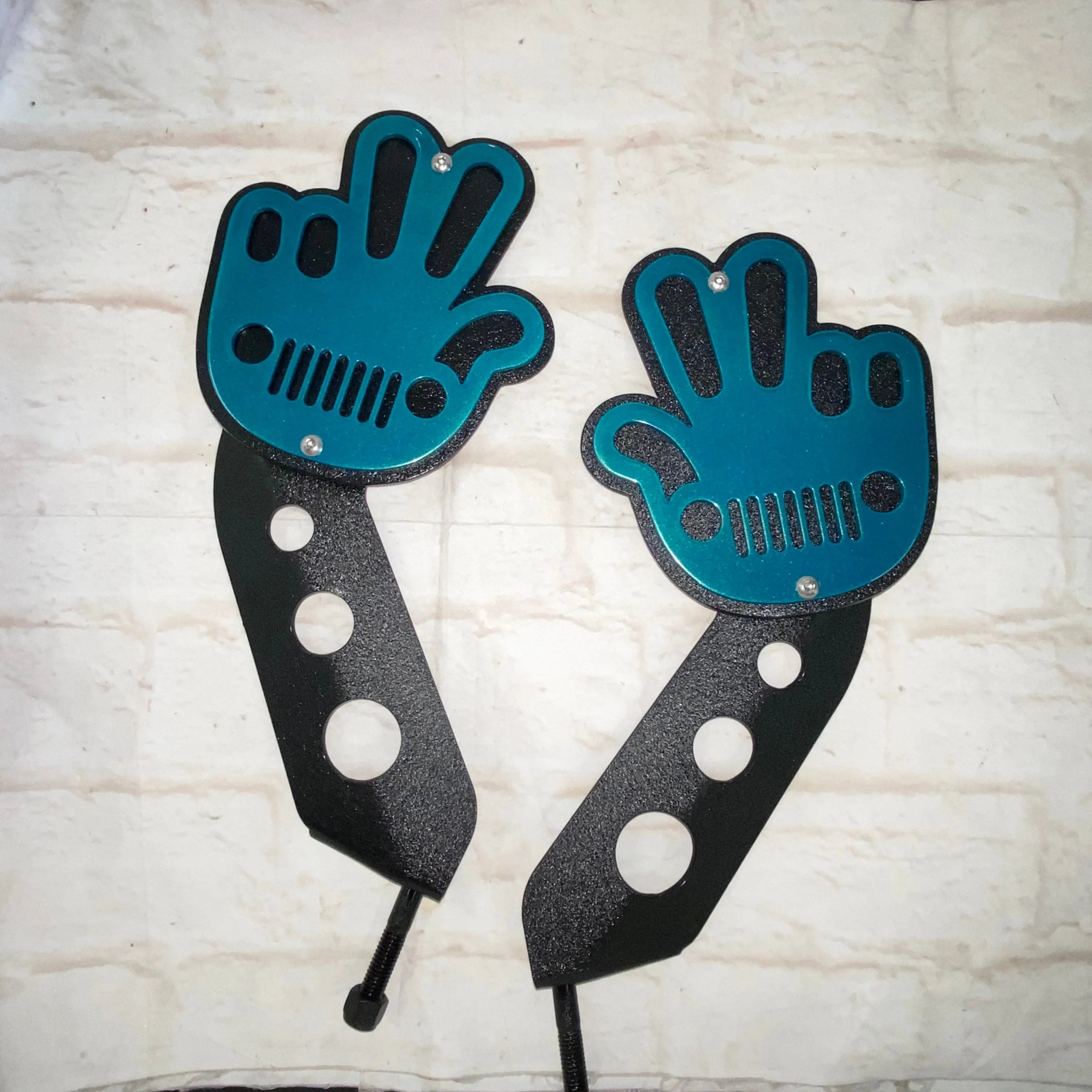 Peace Wave Mirror Brackets for Wrangler & Gladiator PPE Offroad