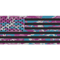 Pink Blue White Camo