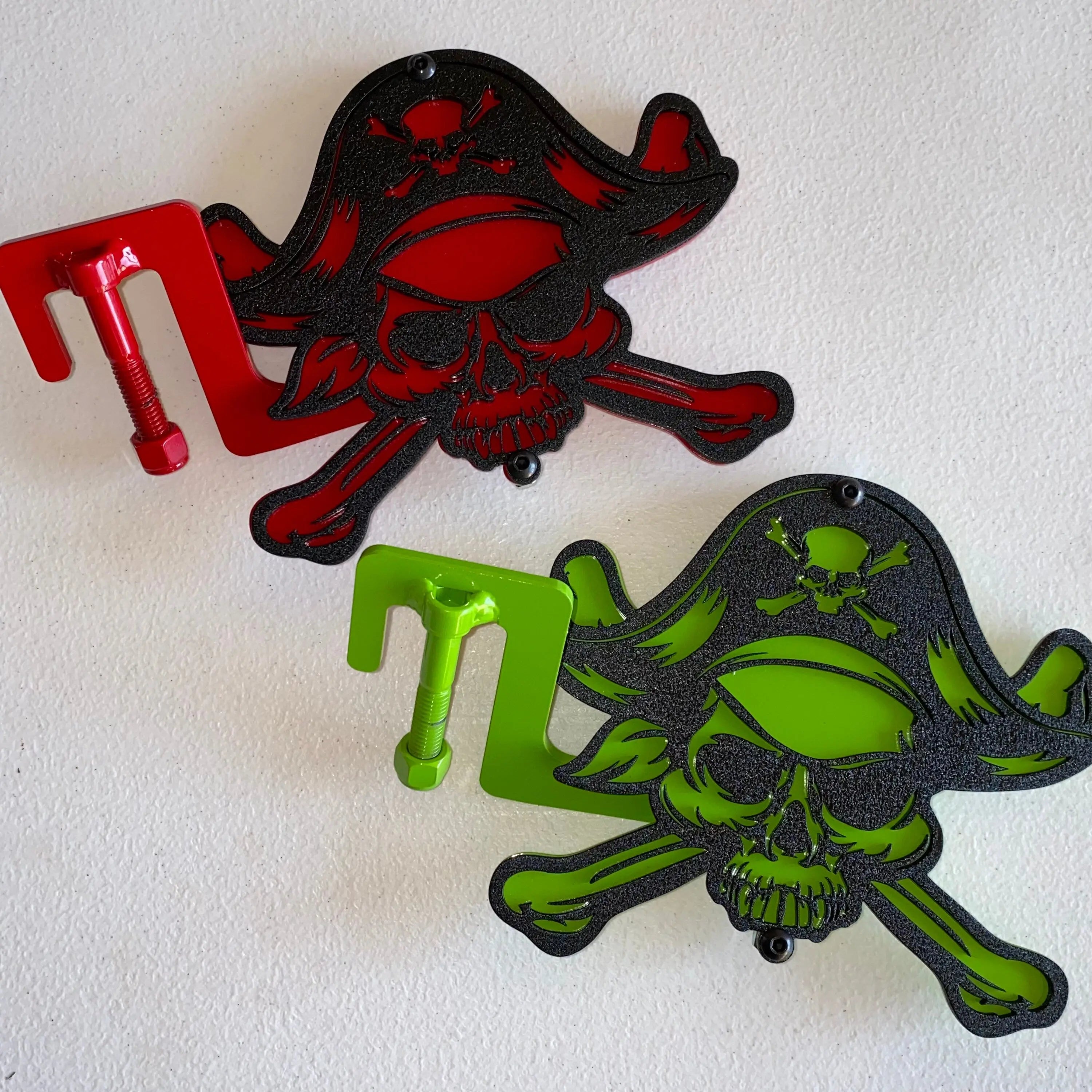 Pirate Jolly Roger foot pegs for Wrangler & Gladiator PPE Offroad