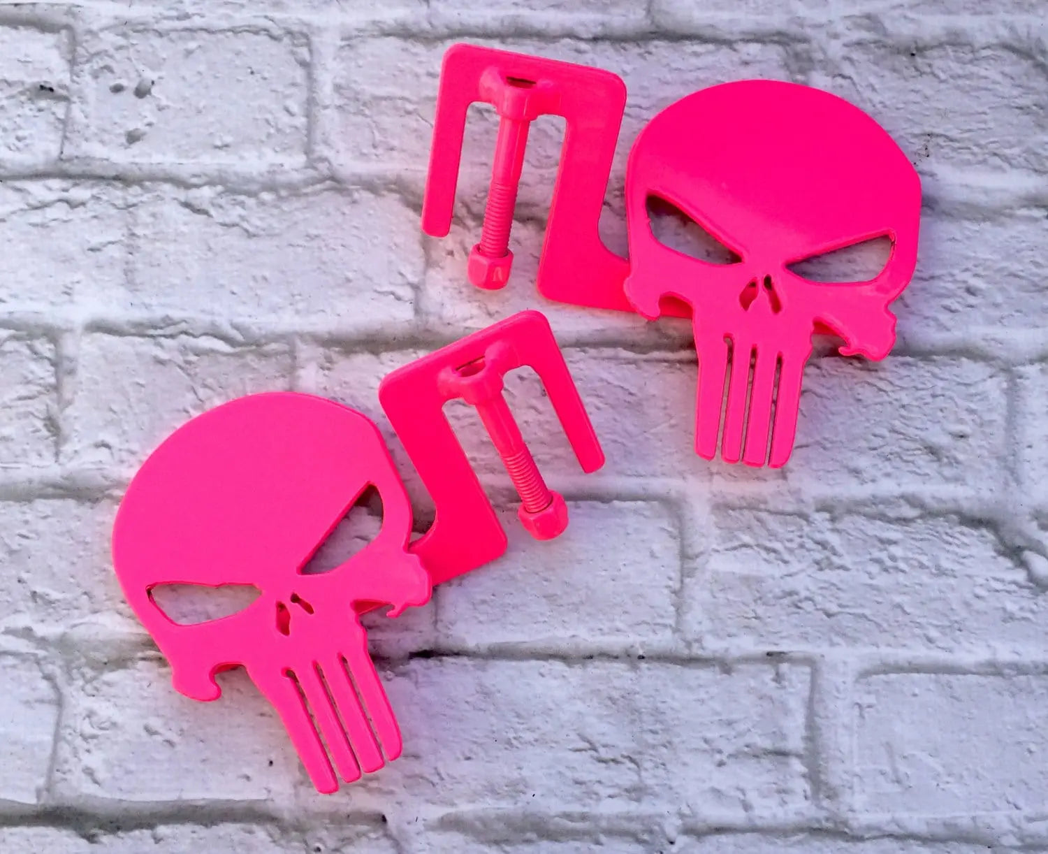Punisher skull foot pegs for Wrangler and Gladiator PPE Offroad