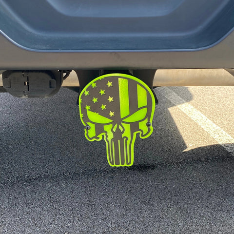Punisher with Flag Hitch Cover