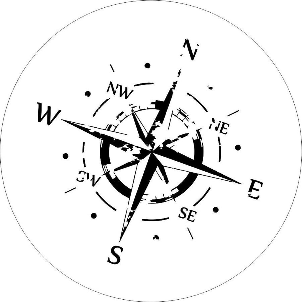 Simple Distressed Compass Design